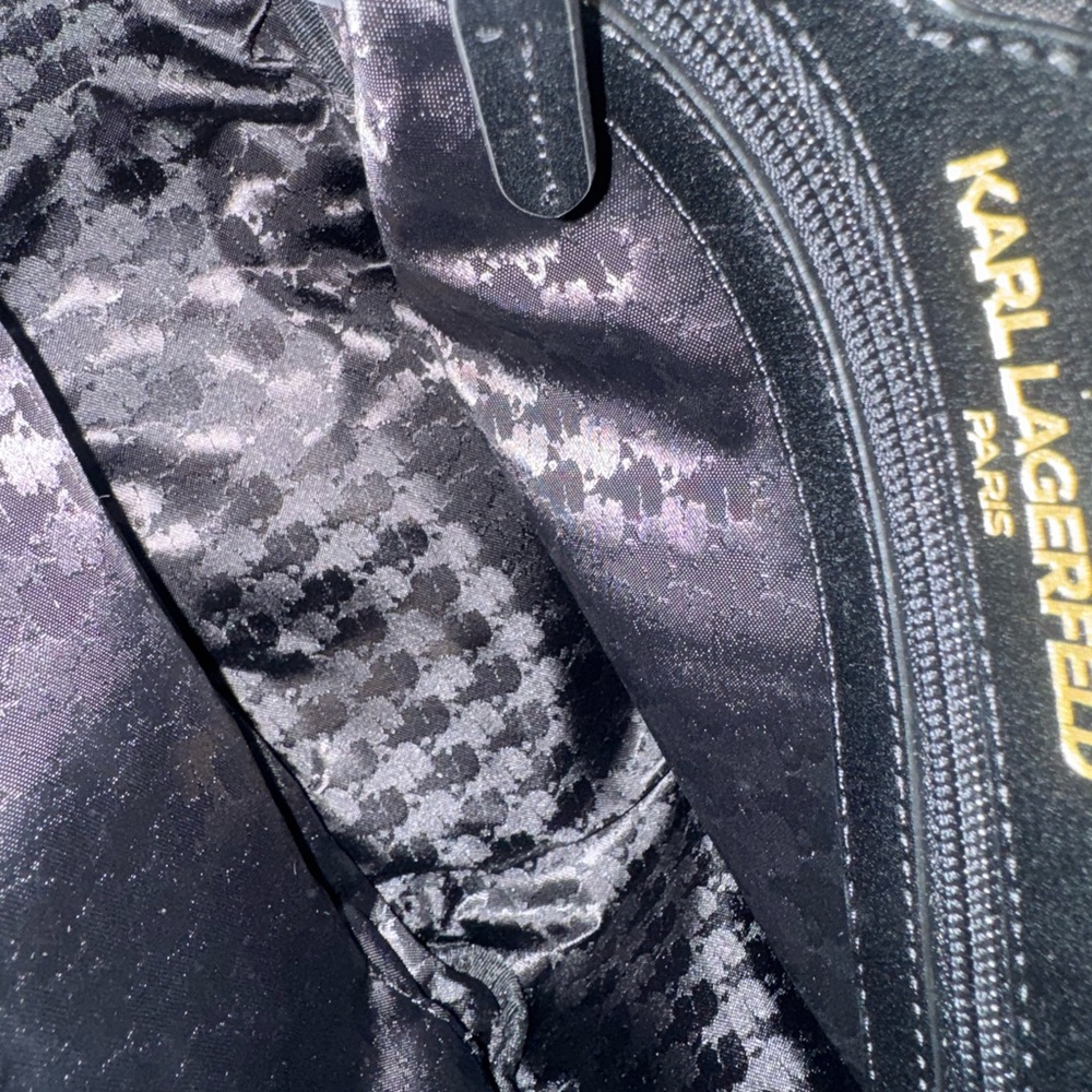 Karl Lagerfeld Black Backpack NWT - Picture 4 of 4